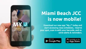 Miami Beach JCC Mobile Application ad flyer