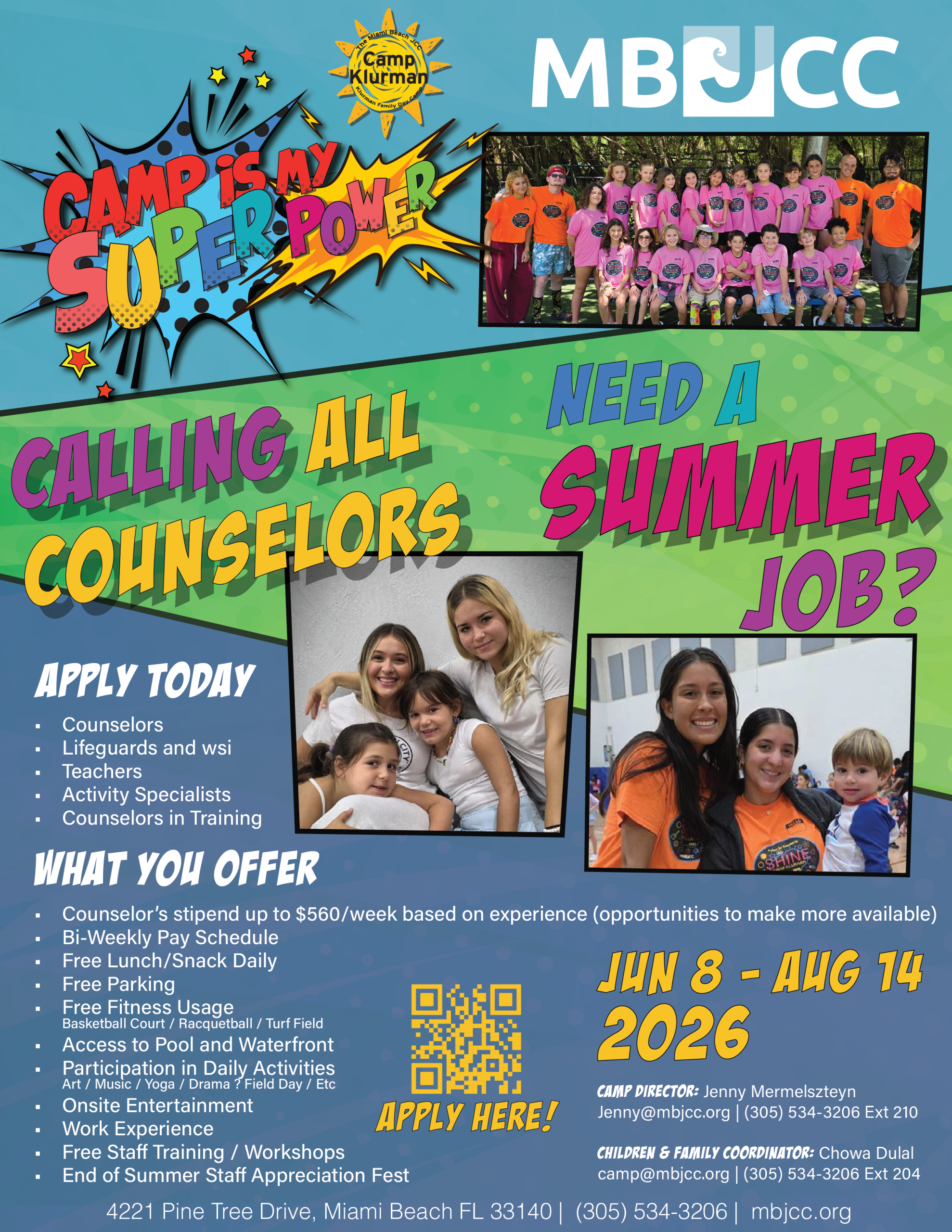 Now hiring counselors 2026
