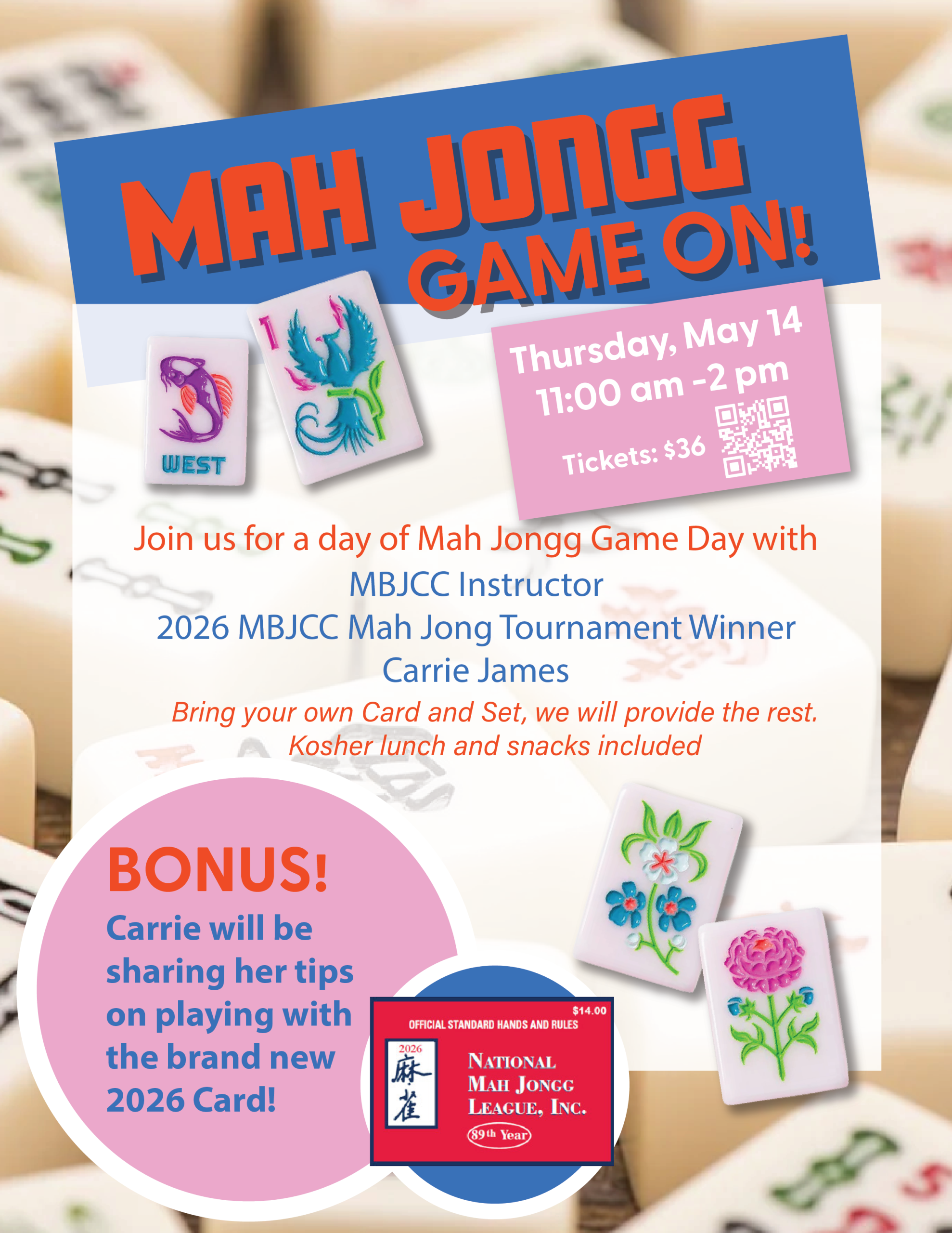 Mah Jongg with Carrie